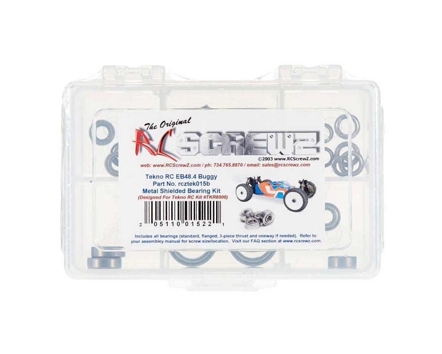 RC Screwz Tekno RC EB48.4 1/8 Buggy Metal Shielded Bearing Kit