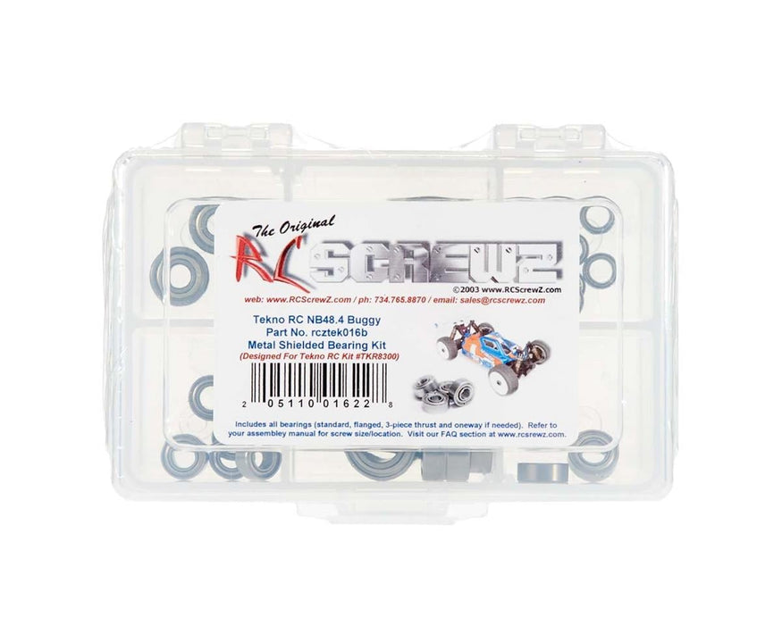 RC Screwz Tekno RC NB48.4 1/8 Buggy Metal Shielded Bearing Kit