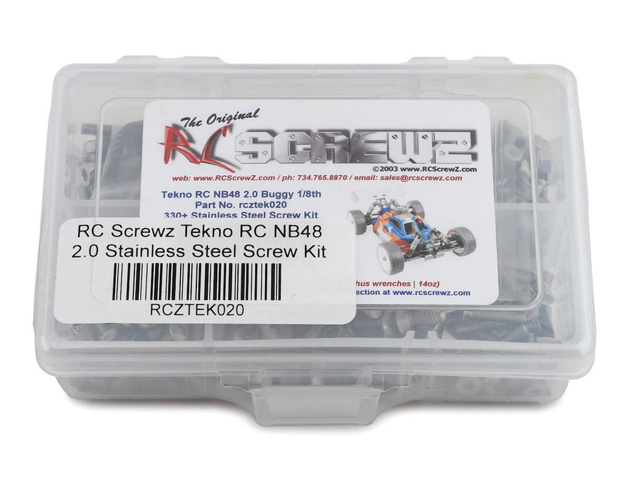 RC Screwz Tekno RC NB48 2.0 Stainless Steel Screw Kit