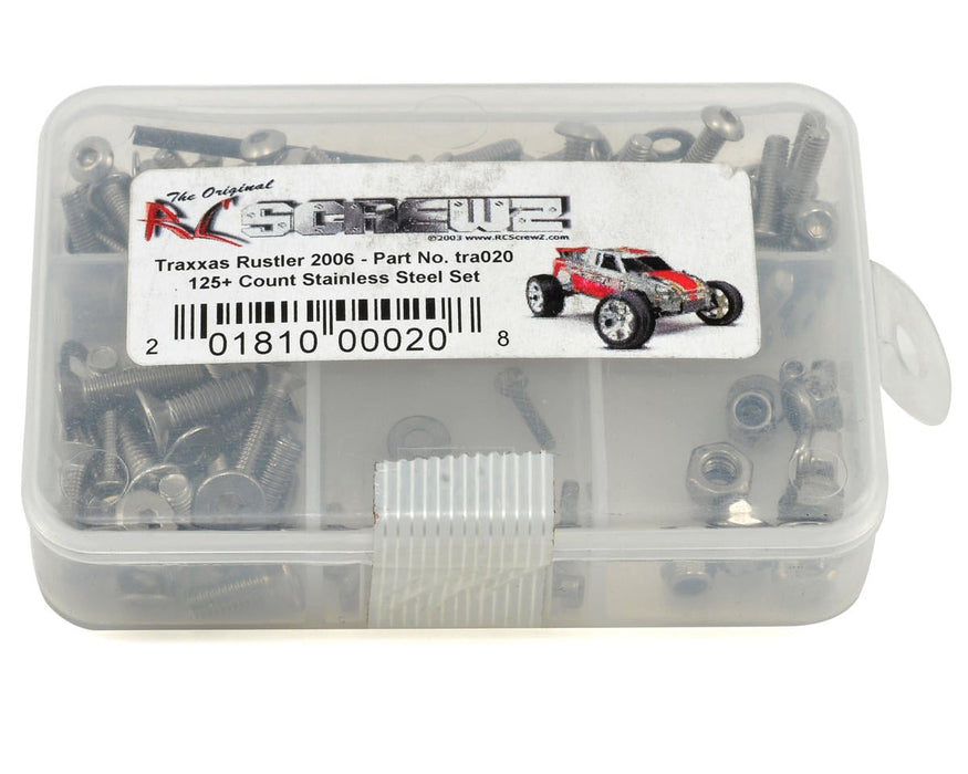 RC Screwz Stainless Steel Screw Kit for Traxxas Rustler XL5