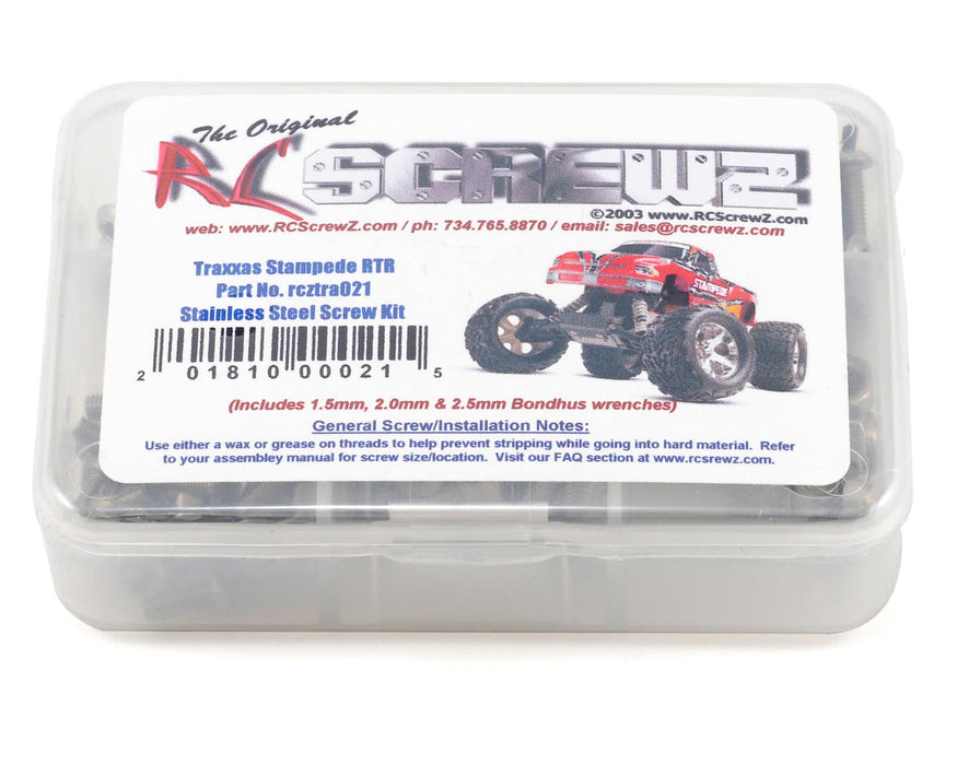 RC Screwz Stainless Steel Screw Set for Traxxas Stampede XL5