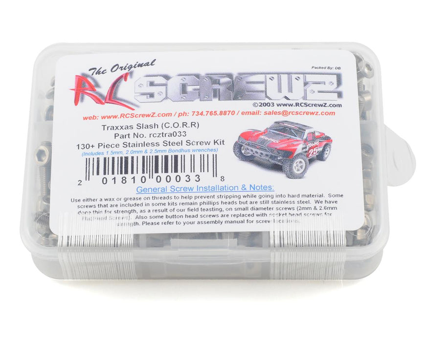 RC Screwz Stainless Steel Screw Kit for Traxxas Slash