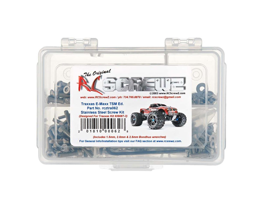 RC Screwz Stainless Screw Kit for Traxxas® E-Maxx® TSM®