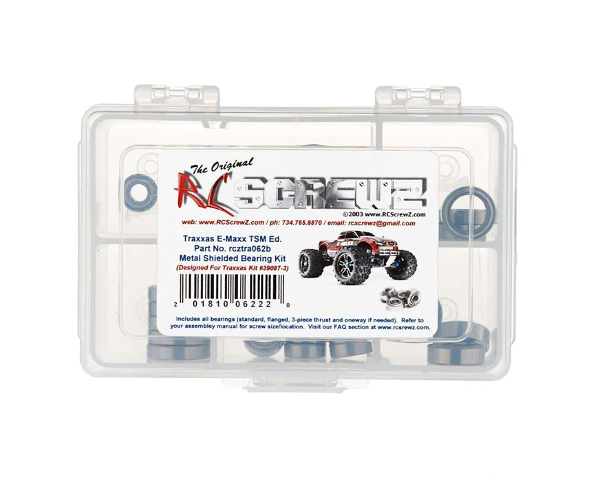 RC Screwz Metal Shielded Bearing Kit for Traxxas® E-Maxx® TSM®