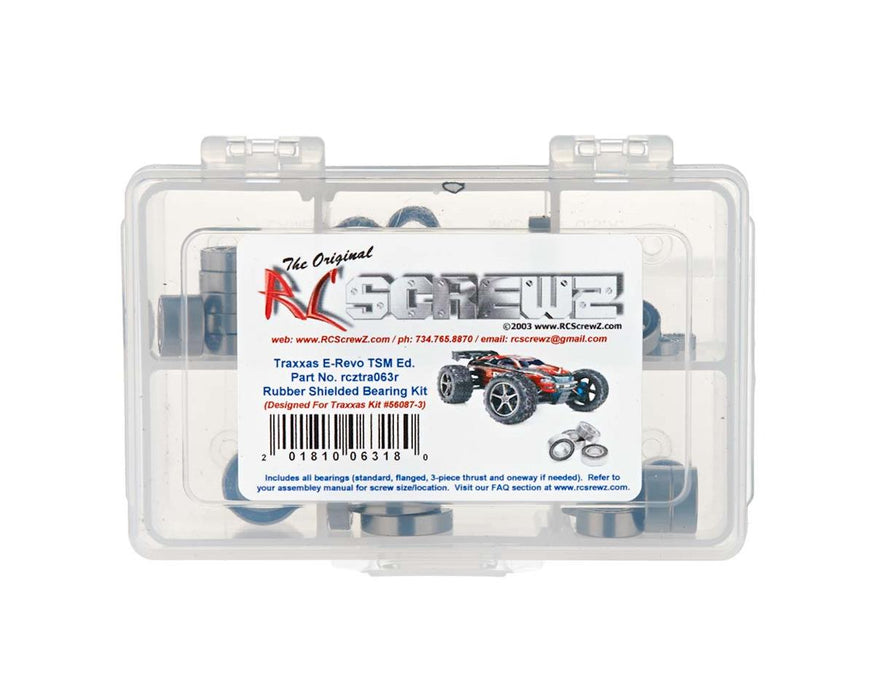 RC Screwz E-Revo TSM Rubber Shielded Bearing Kit