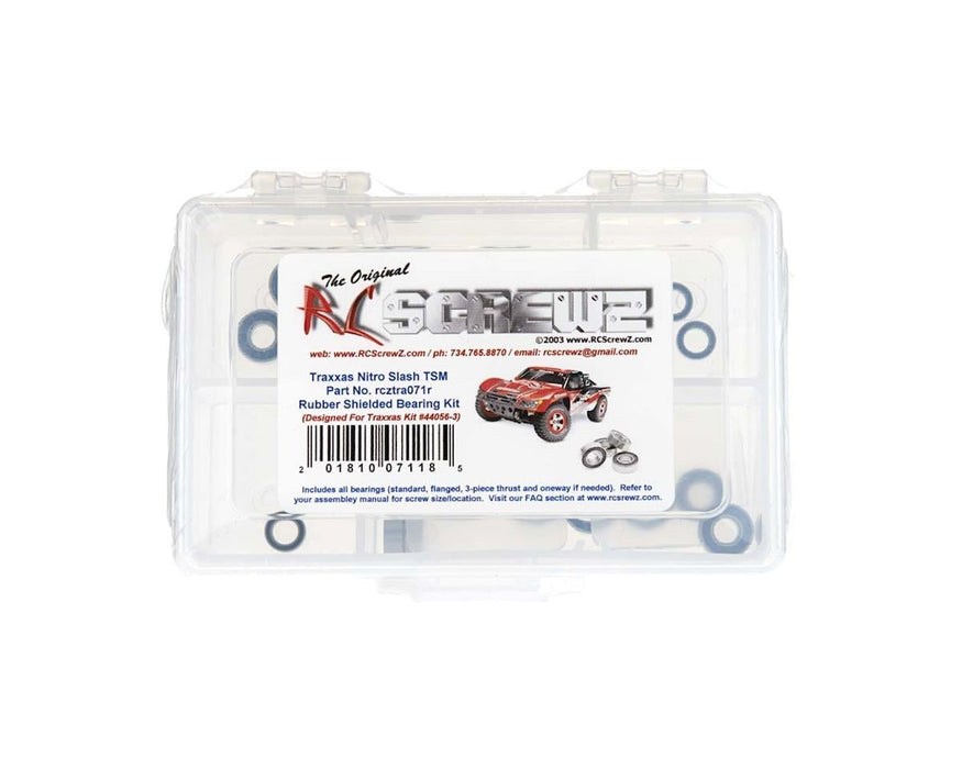 RC Screwz Rubber Shielded Bearing Kit for Traxxas® Nitro Slash® TSM®
