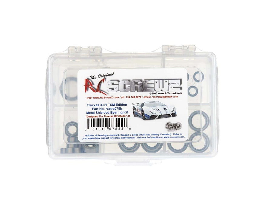 RC Screwz Metal Shielded Bearing Kit for Traxxas® XO-1® TSM®