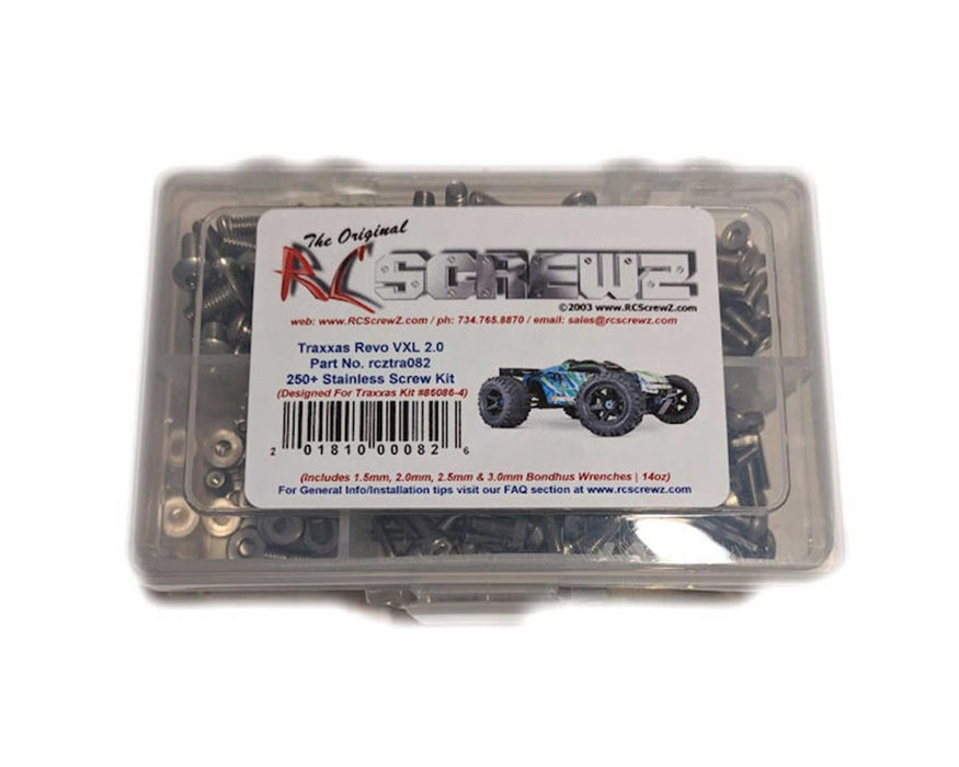 RC Screwz Stainless Steel Screw Set for Traxxas E-Revo 2.0 VXL