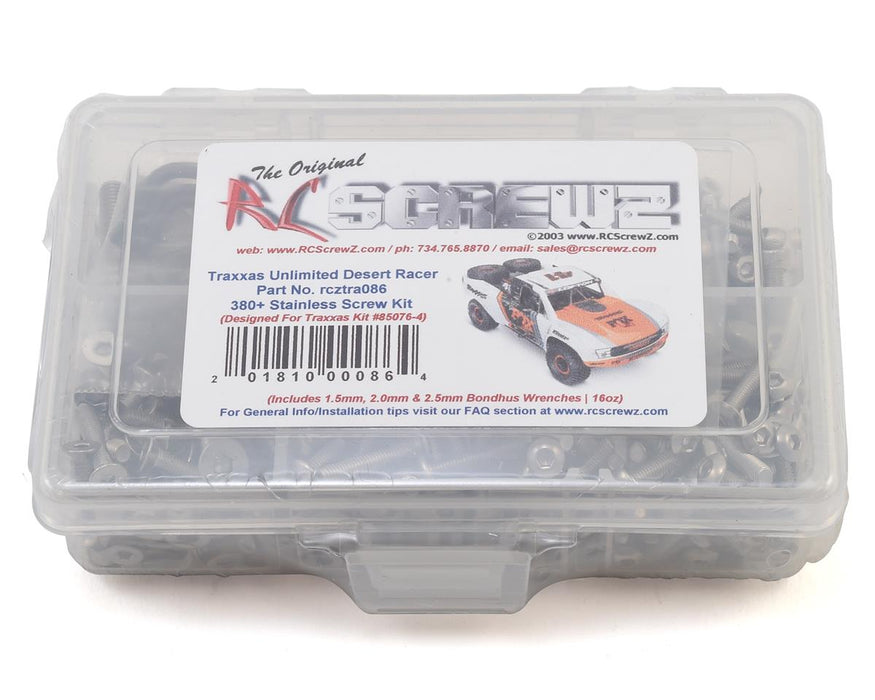 RC Screwz Stainless Steel Screw Kit for Traxxas UDR