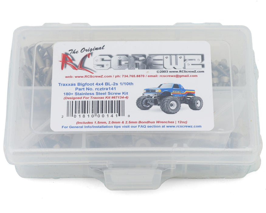 RC Screwz Stainless Steel Screw Kit for Traxxas® Bigfoot® BL-2s™ 1/10 Monster
