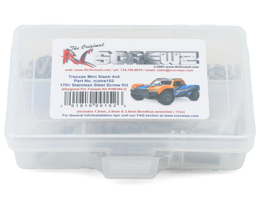 RC Screwz Stainless Steel Screw Kit for Traxxas® Mini Slash® 4x4