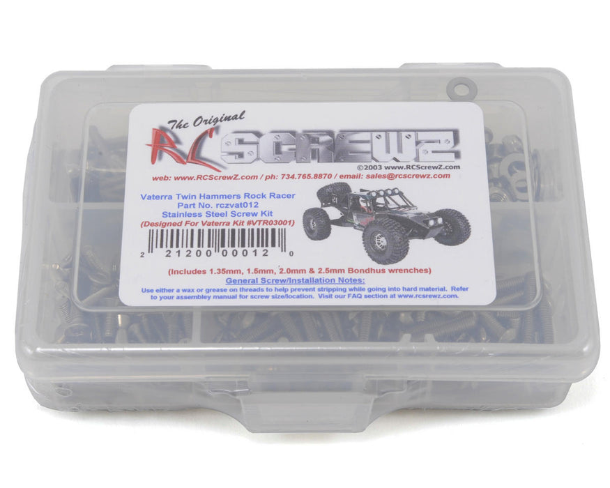 RC Screwz Vaterra Twin Hammers Rock Racer Stainless Steel Screw Kit