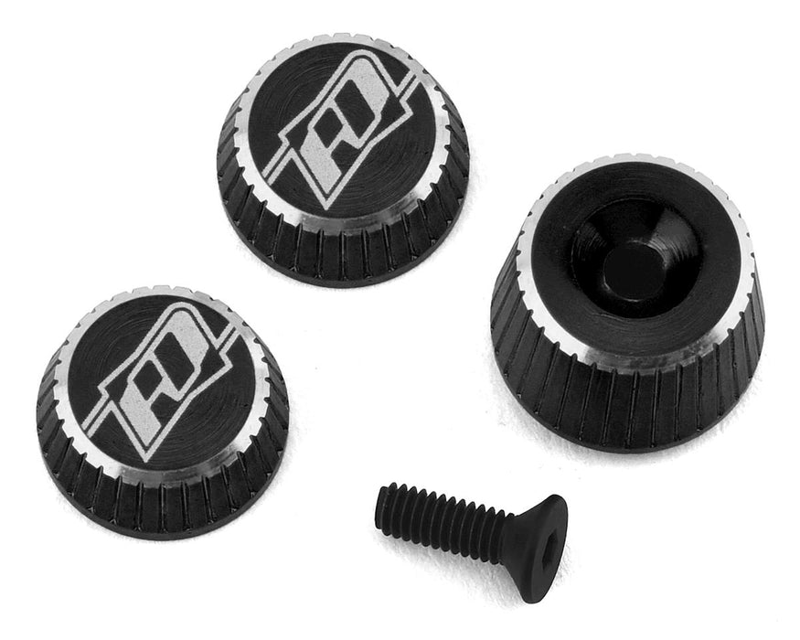 Revolution Design M17 Dial & Nut Set (Black)