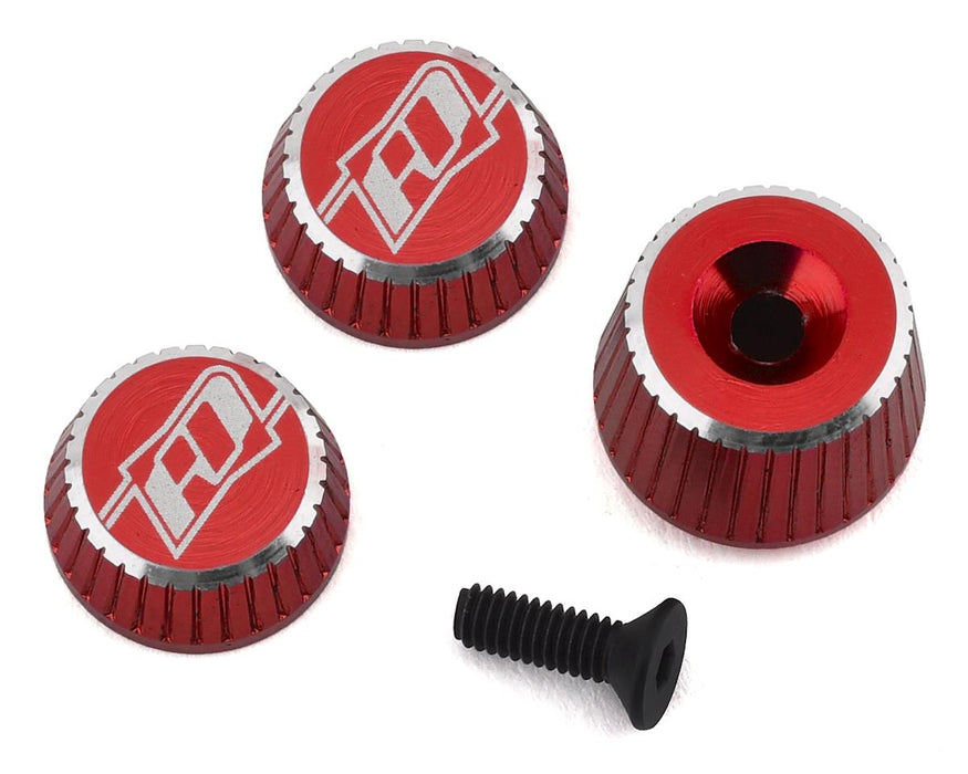 Revolution Design M17 Dial & Nut Set (Red)