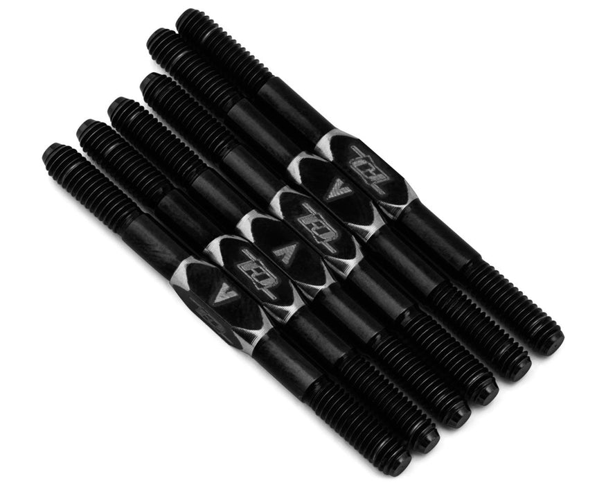 Revolution Design Team Associated RC10B84 Ultra Titanium Turnbuckle Set (Black)
