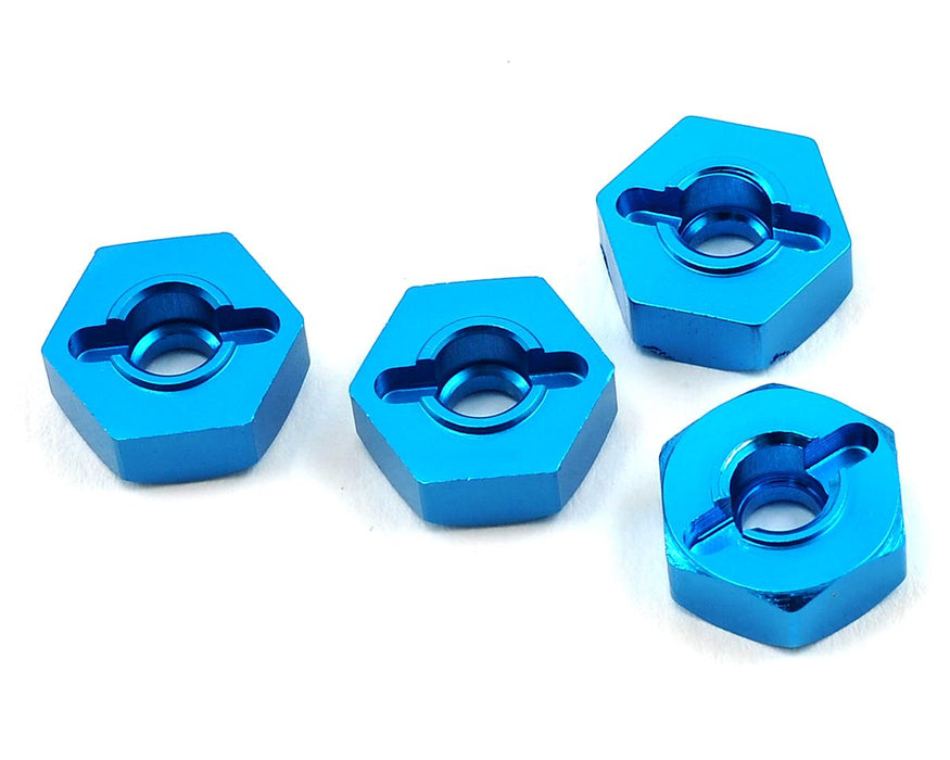 Redcat 12mm Aluminum Wheel Hex (Blue) (4)