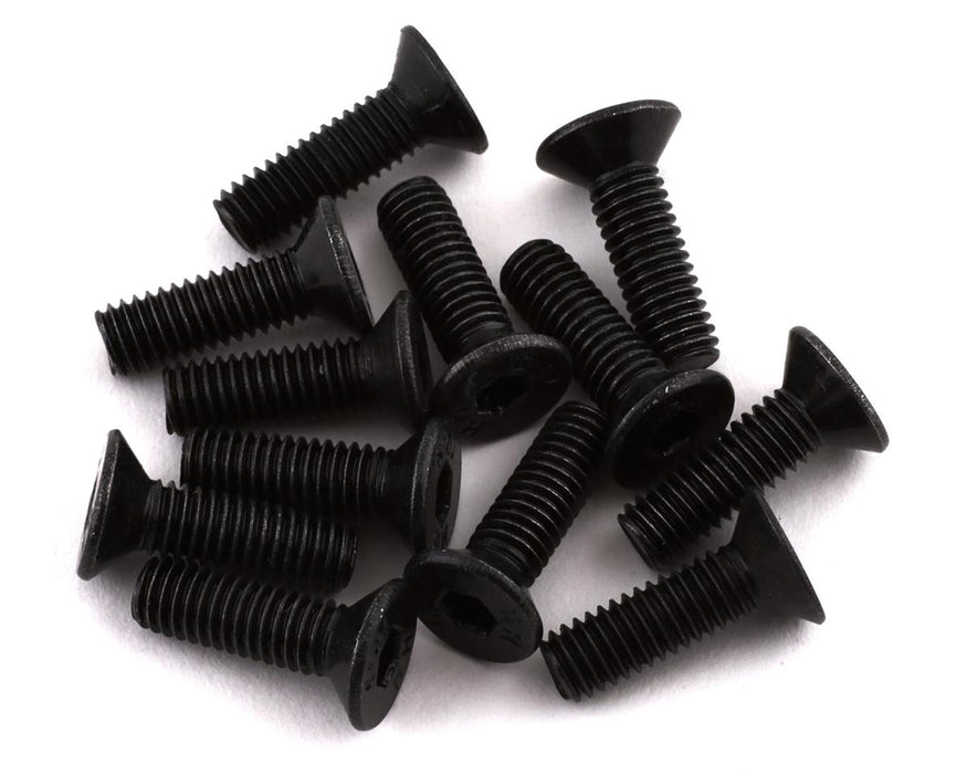 Redcat Blackout 3x10mm Flat Cross Screw (12) (TPF3x10)
