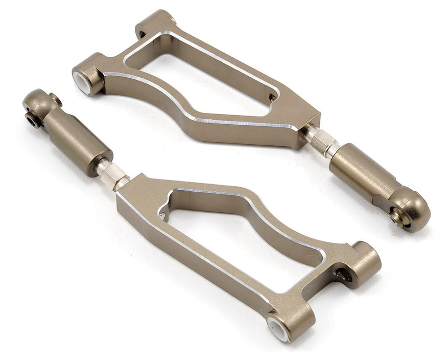 Redcat Aluminum Front Upper Suspension Arm Set (Gun Metal)