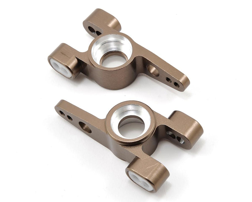 Redcat Aluminum Rear Hub Carrier Set (Gun Metal) (2)