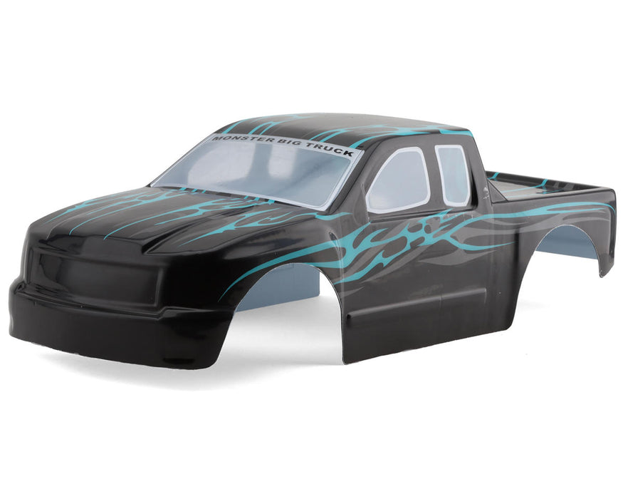 Redcat Rampage MT/XT Pre-Painted Monster Truck Body (Black/Blue)