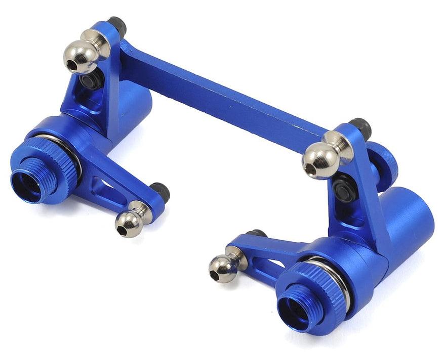 Redcat Aluminum Dual Steering Servo Saver Set (Blue)