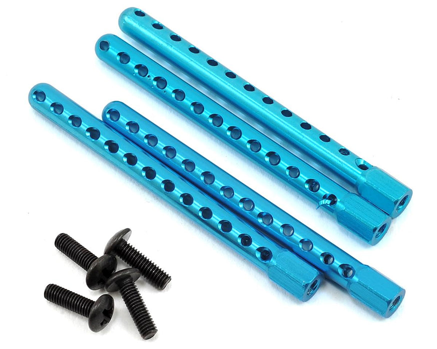 Redcat Aluminum Body Post (Blue) (4)