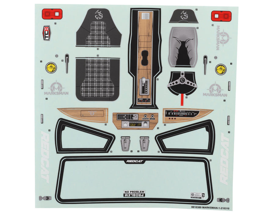 Redcat Marksman Decal Sheets (2)