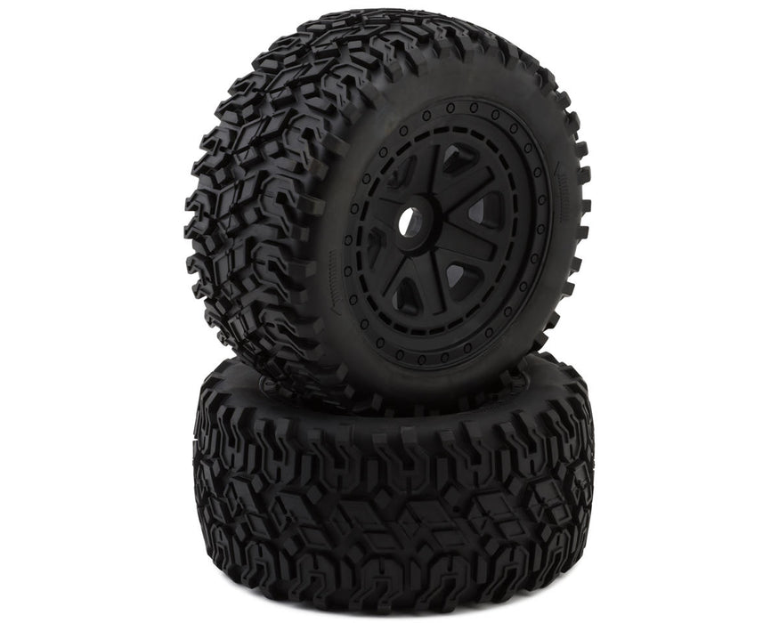 Redcat Machete 1/6 Pre-Mounted Monster Truck Tires (Black) (2)
