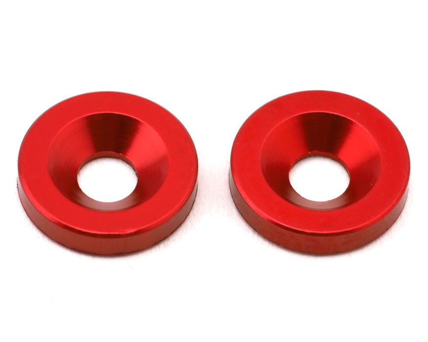 Redcat Machete Aluminum Wing Washers (Red) (2)