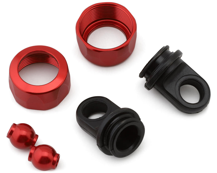 Redcat Machete Shock Cap Set (Red) (2)