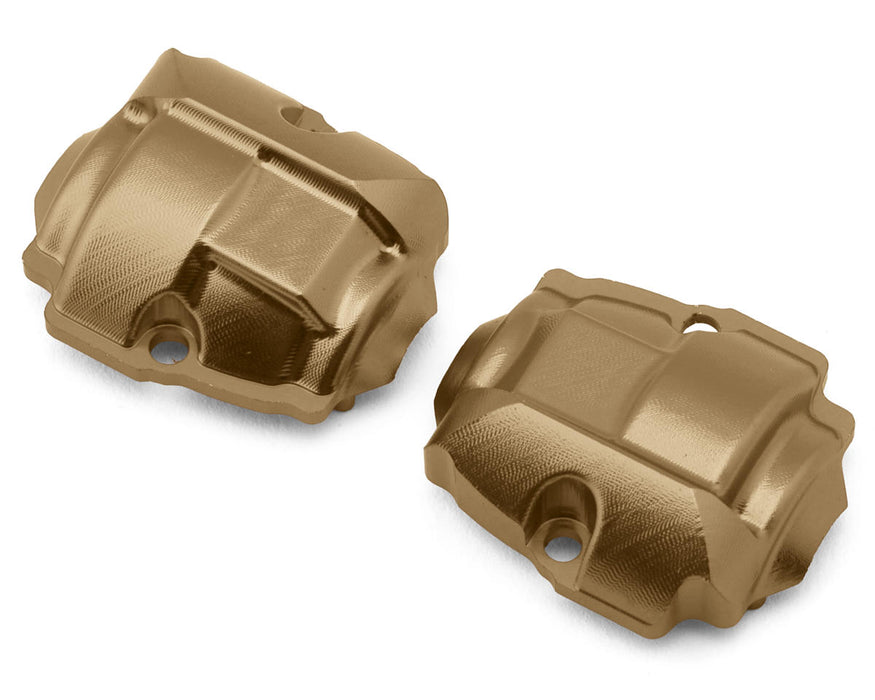 Redcat MT-18/Ascent-18 Aluminum Differential Covers (Bronze) (2)
