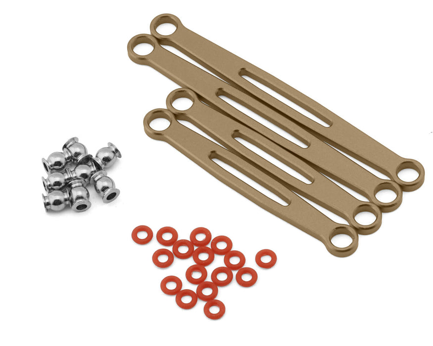 Redcat MT-18 Aluminum Front/Rear Links (Bronze) (4)