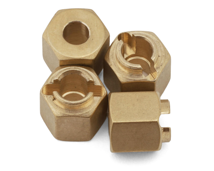 Redcat MT-18/Ascent-18 Brass Wheel Hexes (4)