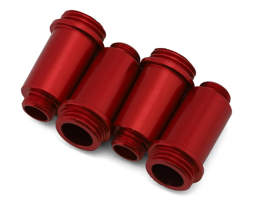 Redcat MT-18/Ascent-18 Aluminum Shock Bodies (Red) (4)