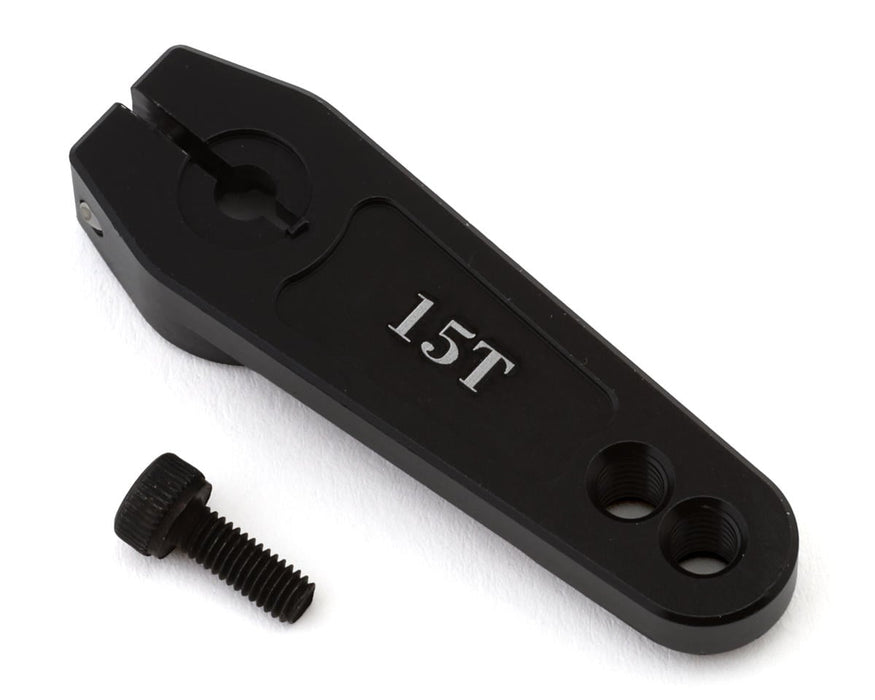 Redcat Vertex-6 Aluminum Clamping Servo Horn (Black) (15T)