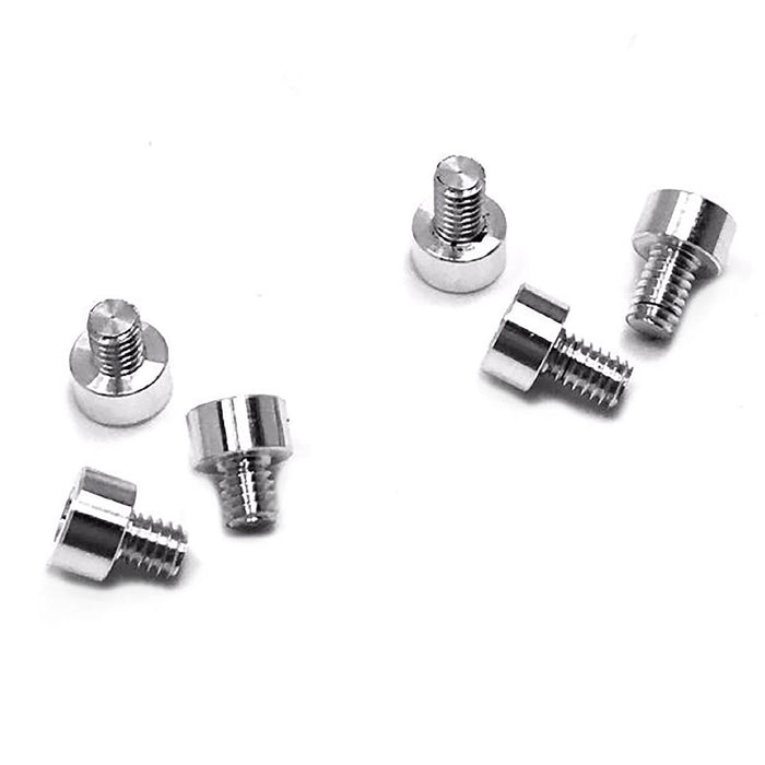 Trinity X-Factor  Aluminum Screw Kit Silver 3ea 5mm, 6mm (6)