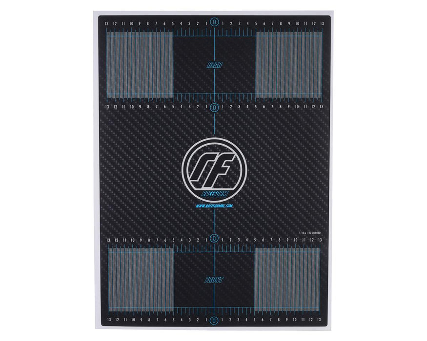 Raceform Carbon Fiber Graphic Setup Decals (1/10, 1/12 On-Road)