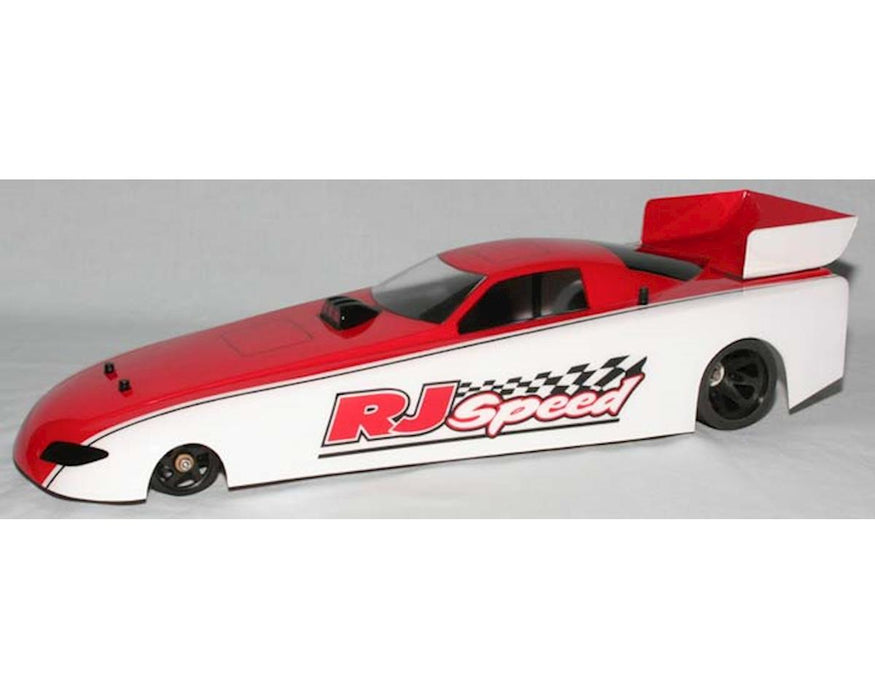 RJ Speed 13" Funny Car Body w/Wing (Clear)