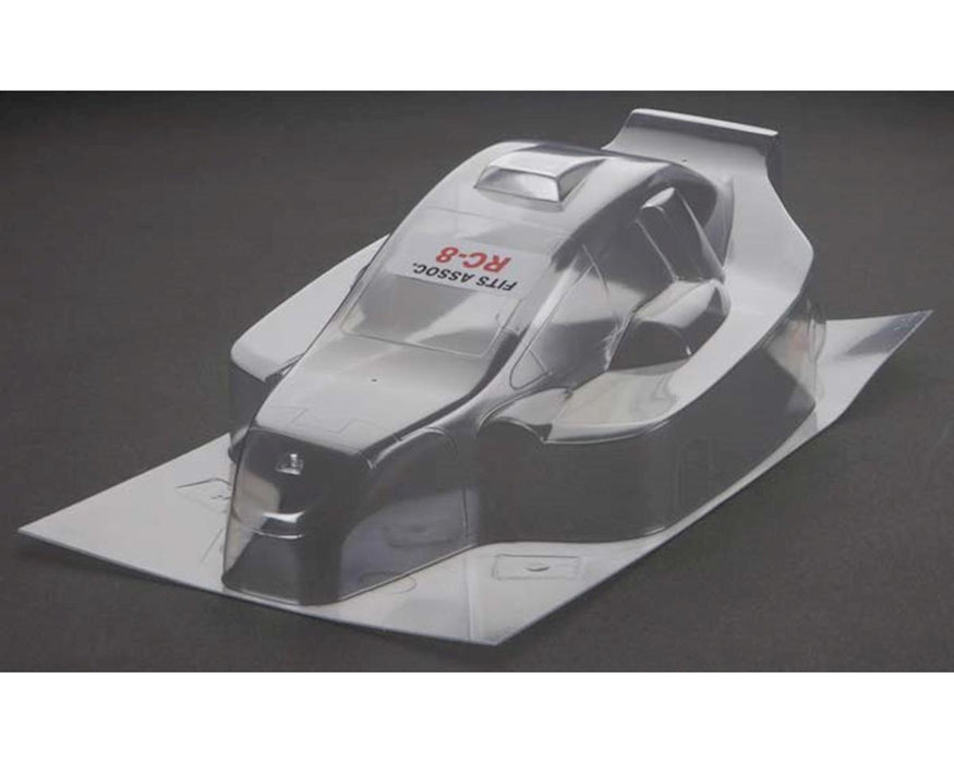 RJ Speed RC8 Max Force Buggy Body (Clear)