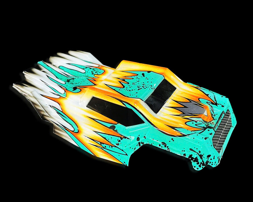 RadianZ Design ARRMA® Typhon Grom Iron Trek 1/14 Pre-Painted Truggy Body