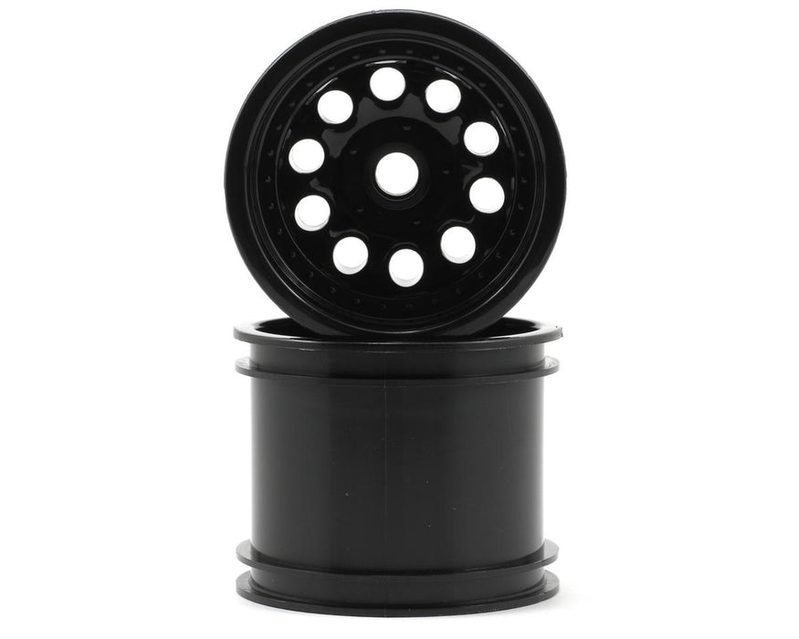 RPM "Revolver 10 Hole" Associated Front Wheels (2) (Black) (Pins)