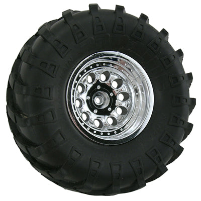 Bear Crawler Rpm RPM Revolver Crawler Wheels - Wide Wheelbase - Chrome — PRO-RC