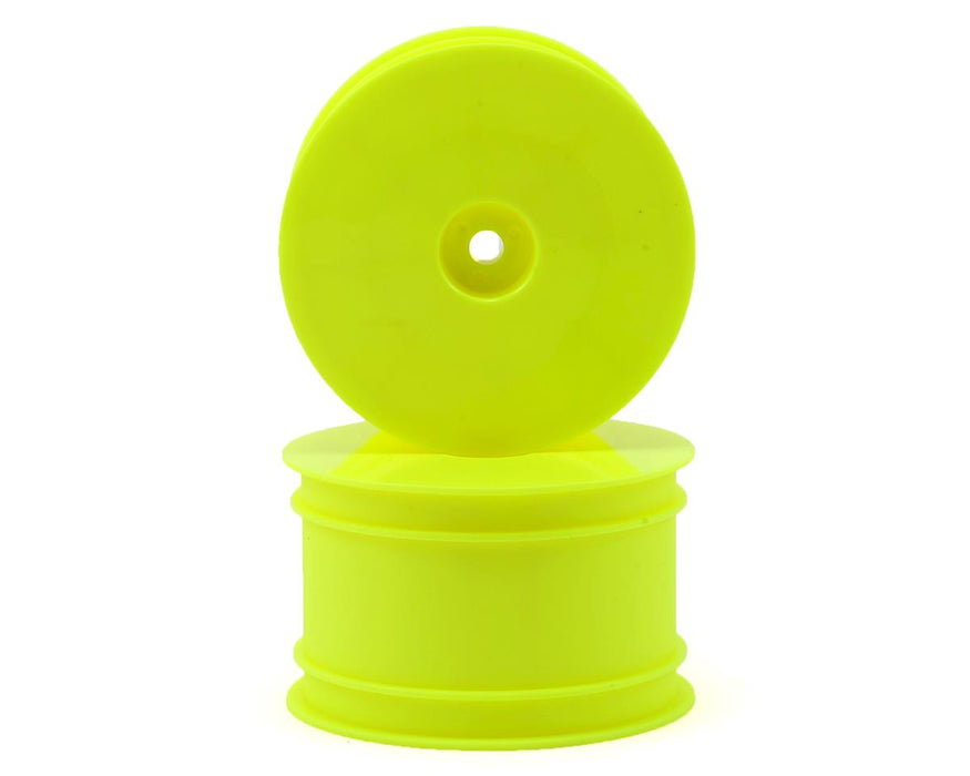 Raw Speed RC 2.2" 12mm Hex 1/10 Rear Buggy Wheels (Yellow) (2) (B6/22/RB6/ZX6)