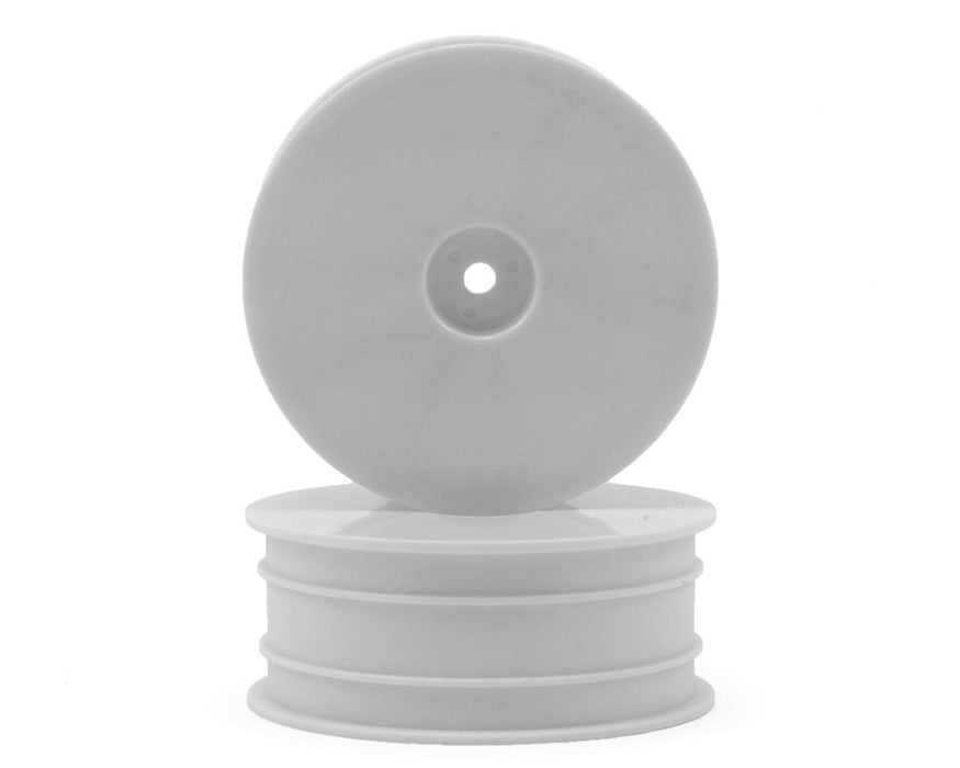 Raw Speed RC 2.2" 1/10 2WD Front Wheels (White) (2) (B6/RB6)