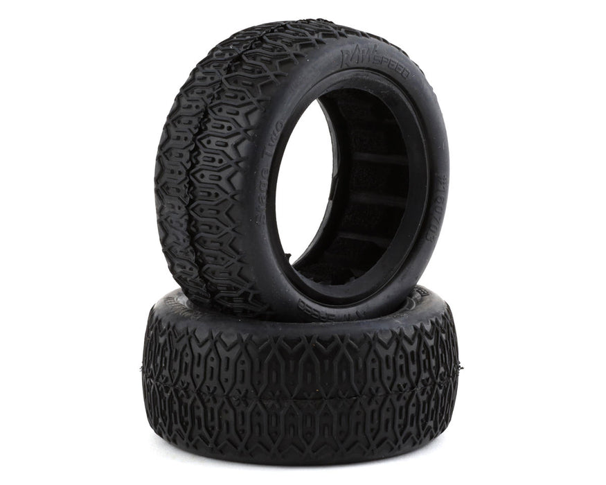 Raw Speed RC Stage Two 2.2" Front 4WD Buggy Tires (2) (Gumball (Pink))