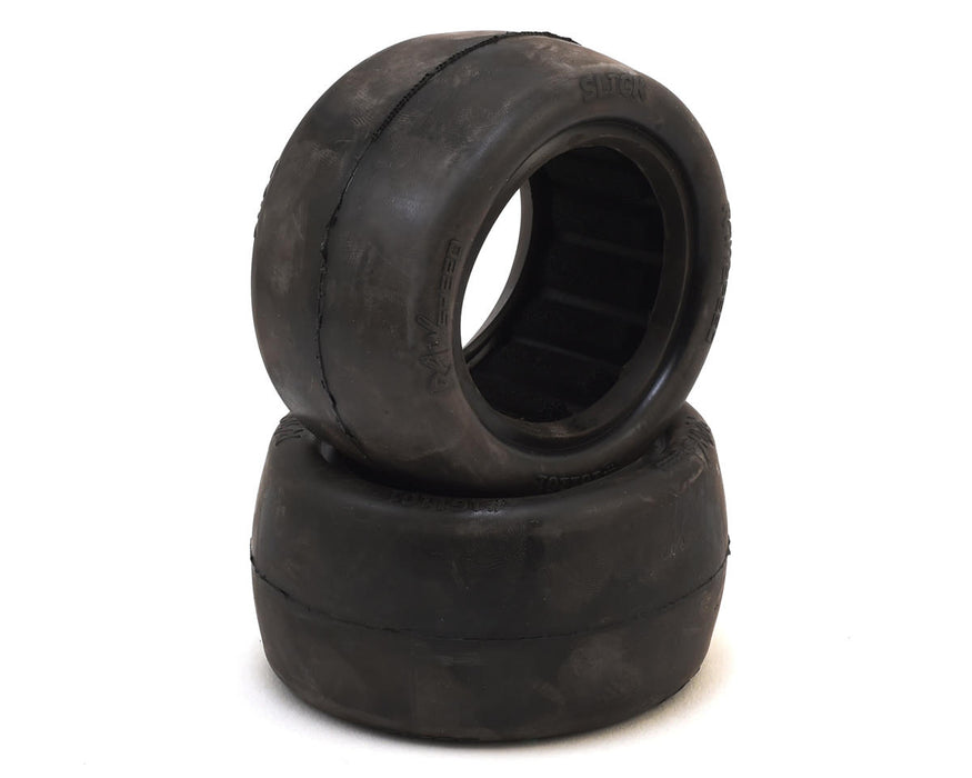 Raw Speed RC Slick 2.2" 1/10 Rear Buggy Tires (2) (Super Soft)