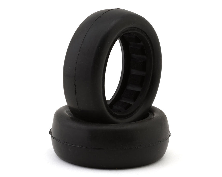 Raw Speed RC Slick 2.2" 1/10 2WD Front Buggy Tires (2) (Blue Double Dot)