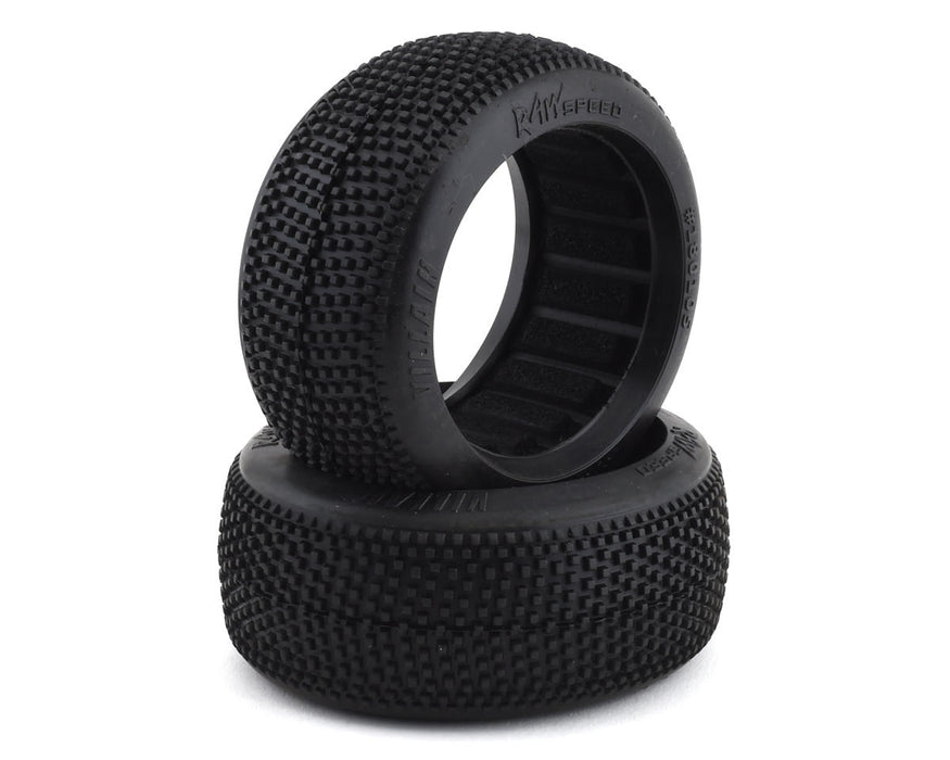 Raw Speed RC "Villain" 1/8 Buggy Tires (2) (Super Soft)
