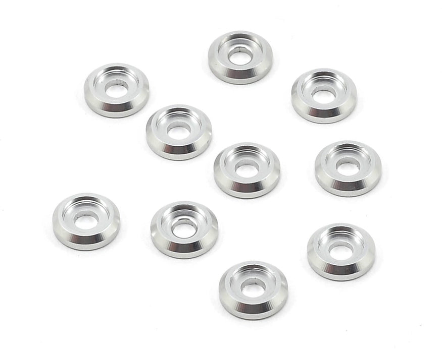 SAB Goblin Aluminum Finishing Cap Head Washers (Silver) (10)
