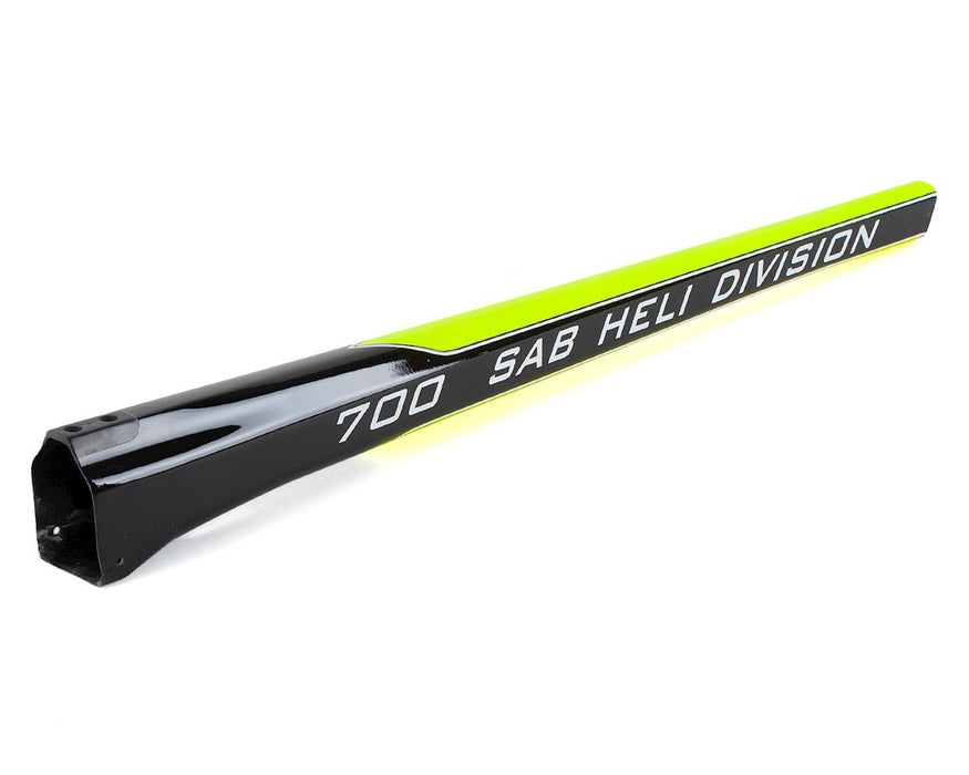 SAB Goblin Carbon Fiber Tail Boom (700 Size) (Yellow/Carbon)